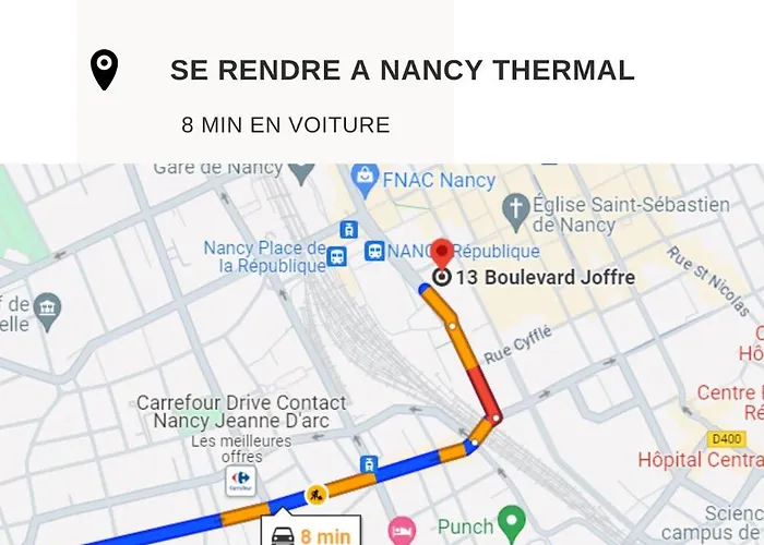 公寓 Vue Sur Le Palais - Gare Congres - Parking - T3 南锡